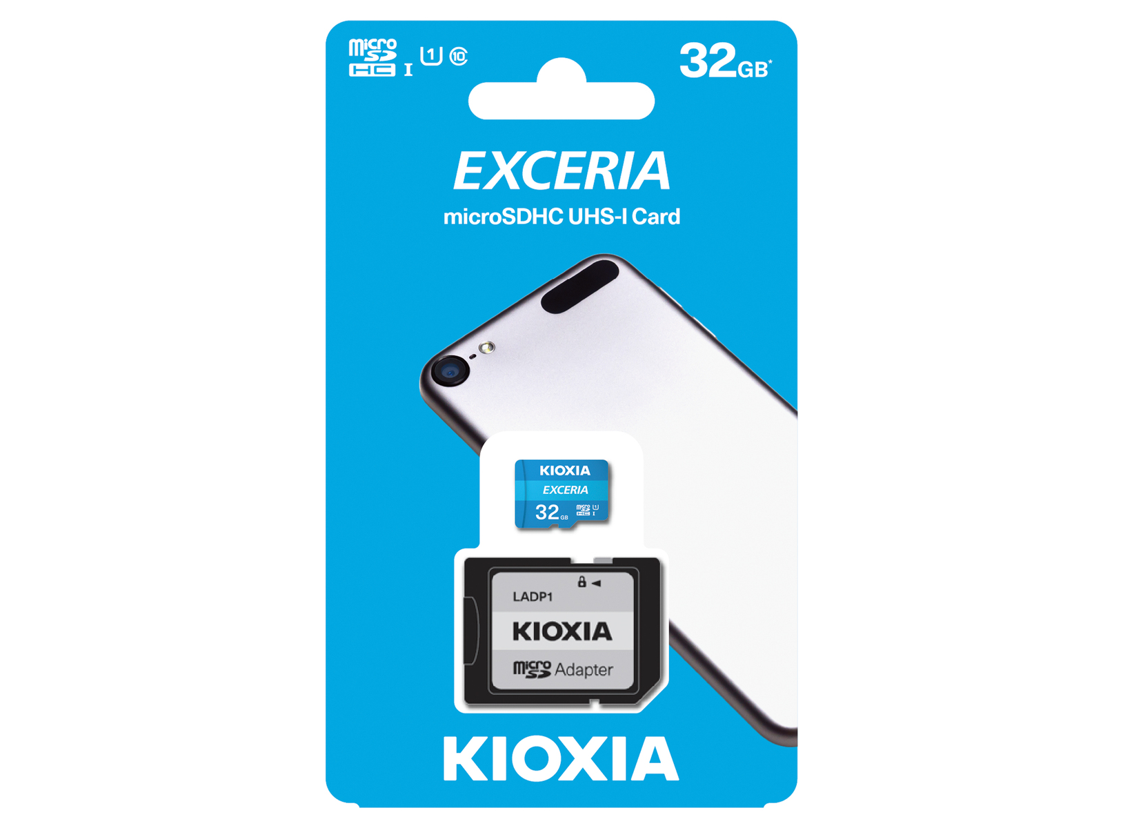 Micro SD FLASH CARD 32Gb Kioxia M203  Class10 U1 UHS-I  (LMEX1L032GG2) купить по самой низкой цене