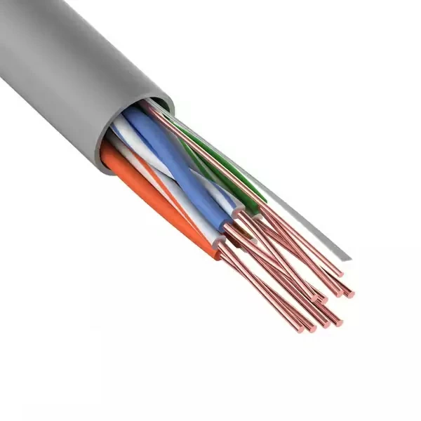 Кабель ETHERNET UTP 4P CAT5e Hikvision (DS-1LN5EUEC0), 1 метр, медь, Grey купить по самой низкой цене