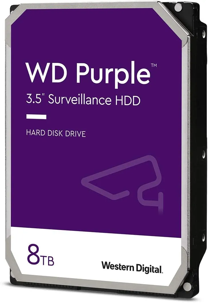 HDD SATA3 8TB Western Digital Purple WD84PURU-64, B5AY0 (64Mb,IntelliPower) купить по самой низкой цене