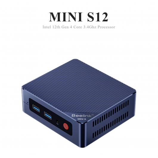 Компьютер Mini Beelink Mini S12 N95/16GB/500GB SSD M.2/Intel UHD Graphics/Windows11Pro купить по самой низкой цене