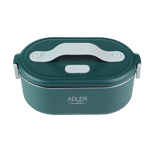 Ланч-бокс электрический Adler (AD 4505g) Green, с подогревом до 50°C, 0.8л, 48Вт, из нержавеющей стали купить по самой низкой цене