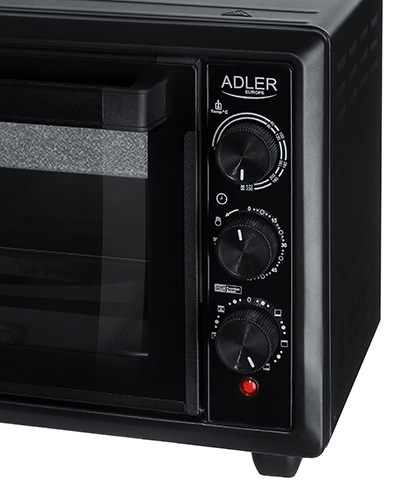 Электропечь Adler AD 6023 (26л, конвекция, 0 - 245 °C, 1500Вт) Black купить по самой низкой цене