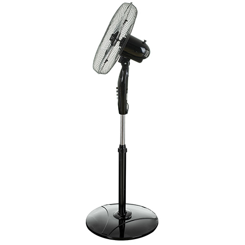 Вентилятор напольный Adler (AD 7323b) Black 3 скор., поворотный; рег. накл. и высоты, d= 40см купить по самой низкой цене