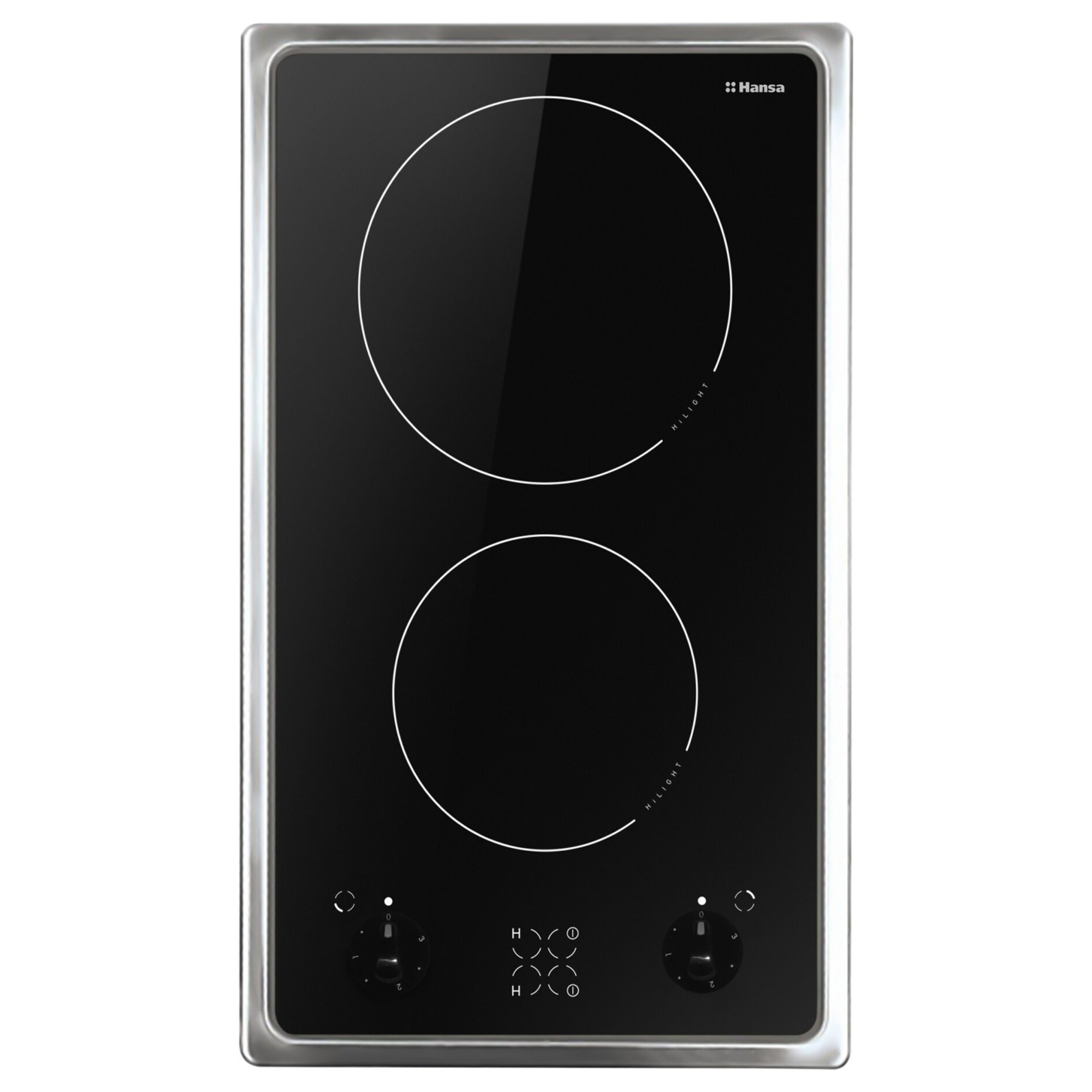 Панель варочная электрич. Hansa BHCI35133030 2 конф, стеклокерам black купить по самой низкой цене