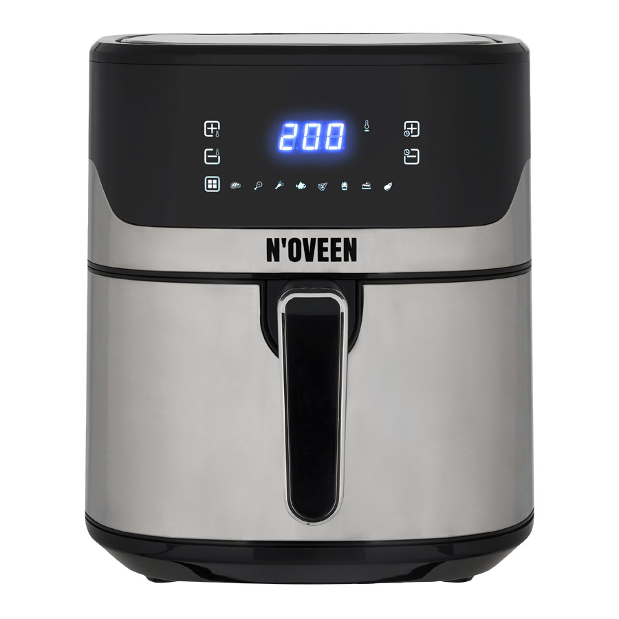 Аэрофритюрница Noveen AF550 (1600Вт, термостат 80-200°,  съёмная чаша 6.5л, 8 программы) купить по самой низкой цене