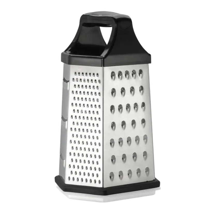 Терка ручная 6-ти гранная RESTO (95413) Нержавеющая сталь , Силикон купить по самой низкой цене