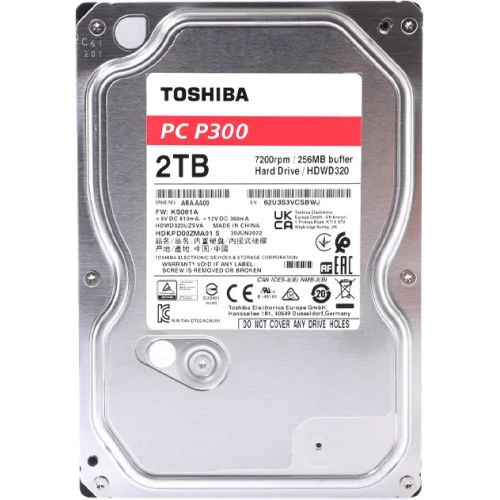 HDD 3.5' SATA3 2Tb Toshiba P300 HDWD320UZSVA  (256Mb,7200rpm) HDD 3.5' SATA3 2Tb Toshiba P300 HDWD320UZSVA  (256Mb,7200rpm) купить по самой низкой цене