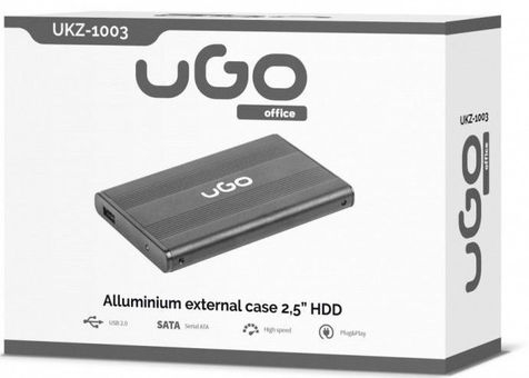 Карман внешний UGo Marapi S120 (UKZ-1003) Black с интерф. USB 2.0 для HDD/SSD 2.5'/SATA I/II/III купить по самой низкой цене