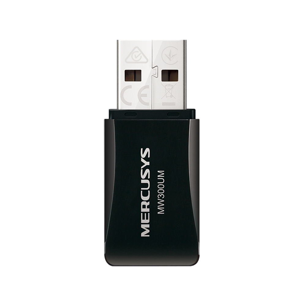 Адаптер WiFi Mercusys N300 (MW300UM) USB, 2.4GHz, 300Mb/s купить по самой низкой цене