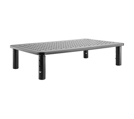 Подставка для монитора/ноубука Gembird (MS-TABLE-01) прямоуголь. 370*235мм, регул.высоты 100/120/140мм, чёрная купить по самой низкой цене