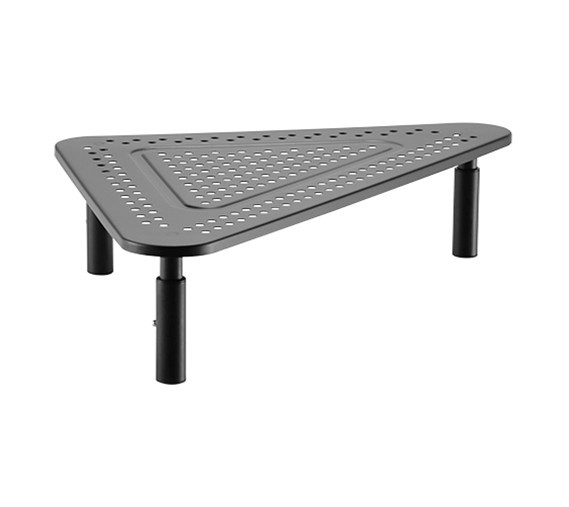 Подставка для монитора/ноубука Gembird (MS-TABLE-02) треугол.500*285*285мм, регул.высоты 100/120/140мм, чёрная купить по самой низкой цене