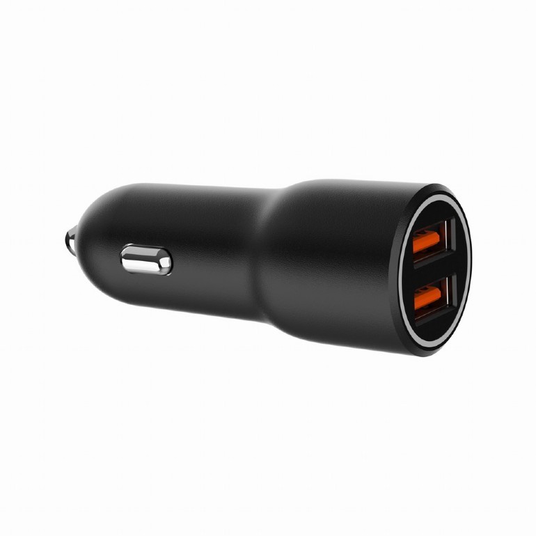 Зарядное устр.автомоб. 2*USB GEMBIRD (TA-UC-A2QC36-CAR-01) 12-24V DC -> 2*USB output 5V DC, 36W купить по самой низкой цене
