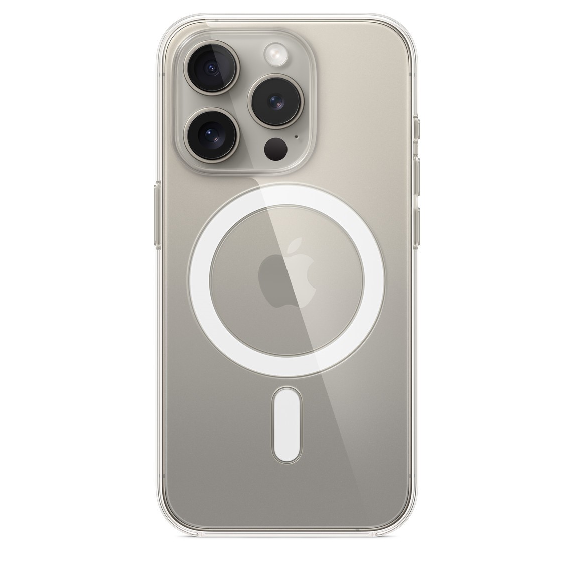 Чехол TPU Clear Case with MagSafe для Apple iPhone 15 Pro (6.1') (Clear) купить по самой низкой цене