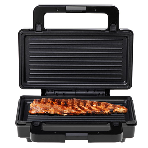 Бутербродница ADLER AD 3073 (1000-1400Вт  black/silver) купить по самой низкой цене