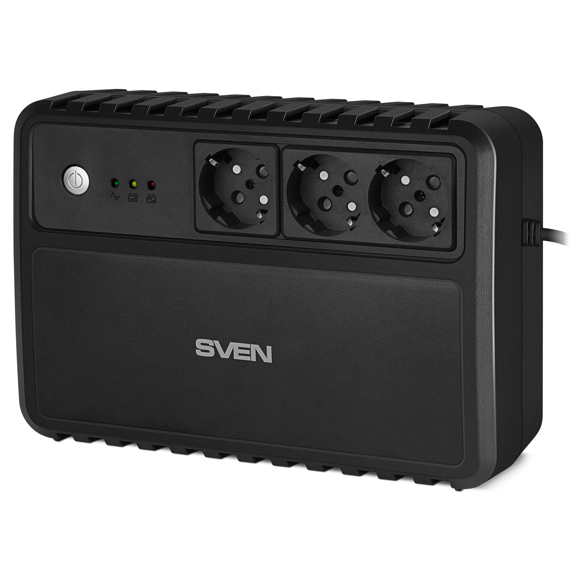 Блок UPS 800VA/400Вт SVEN SVEN UP-L800 (USB, вых.3*CEE7/4, вход 1*СЕЕ7/7, линейно-интерактивный) купить по самой низкой цене