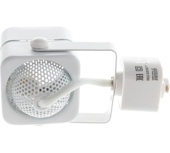 Светильник LED трековый Gauss (TR010) куб GU10 220V IP20 60*145мм белый однофазный купить по самой низкой цене