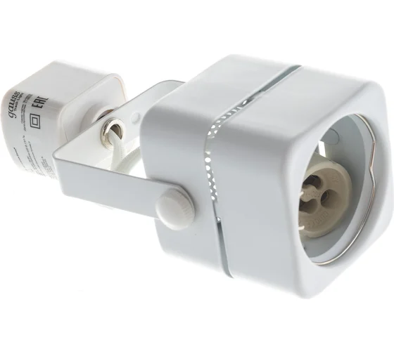 Светильник LED трековый Gauss (TR010) куб GU10 220V IP20 60*145мм белый однофазный купить по самой низкой цене