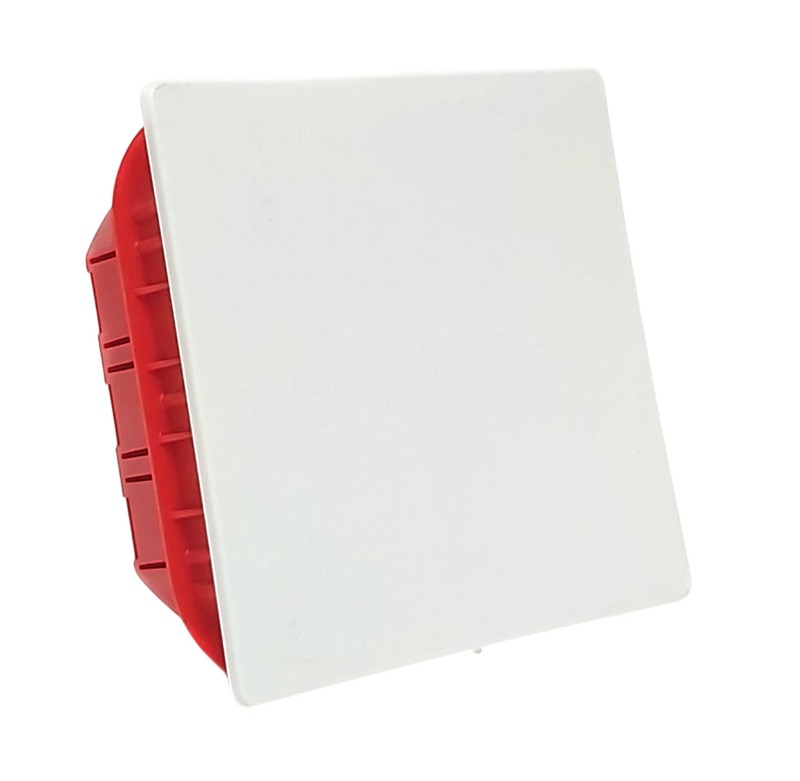 Распределительная коробка 'Электрика', внутрення, квадратная 100х100х40мм,  белая (5373) купить по самой низкой цене