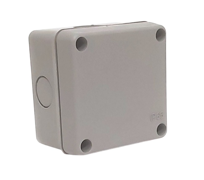 Распределительная коробка 'Электрика', внешняя, квадратная 80x80x45мм, белая, IP65 купить по самой низкой цене