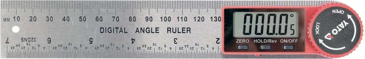 Угломер электронный YATO (YT-71003) 200mm., диапазон 0-360°, разрешение 0,05° купить по самой низкой цене