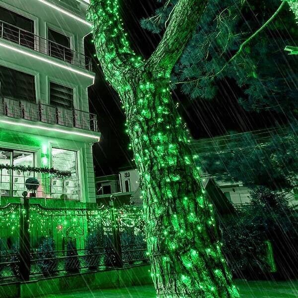 Гирлянда ёлочная Springos (CL0131) 8.5м, 100 зелёных светодиодов, сеть 220-240В, 8 режимов, зеленая изоляция купить по самой низкой цене