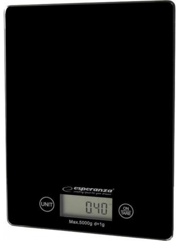 Весы кухонные ESPERANZA EKS002K (электрон, до 5/0.001кг., чёрные, CR2032) купить по самой низкой цене