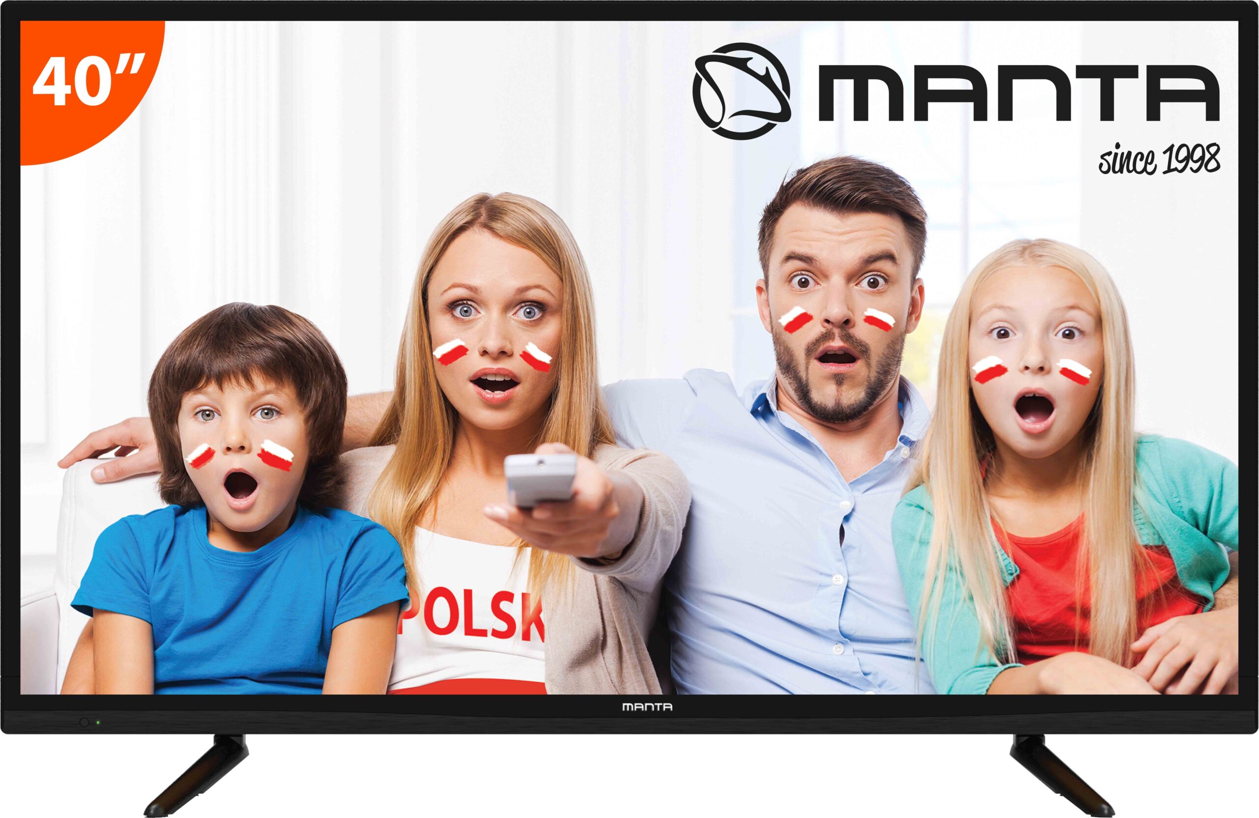 40' Телевизор MANTA 40LED4004T2PRO FHD, HDMI, USB, SCART, VGA, DVB-T2/C Уценка! купить по самой низкой цене