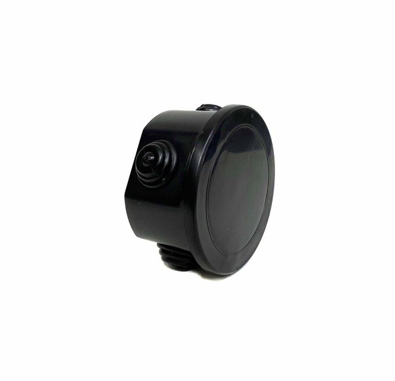 Распределительная коробка 'Электрика', внешняя, круглая, черная (17246) купить по самой низкой цене