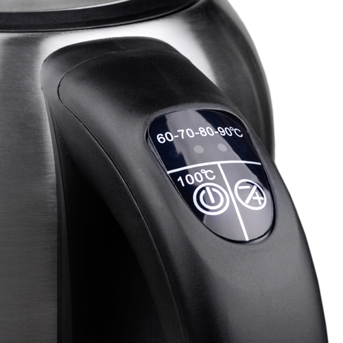 Электрочайник Camry CR 1253 (1.7л, 2.2кВт, нержав.сталь, термопот, терморегул.60 -90°C, подсветка) INOX купить по самой низкой цене