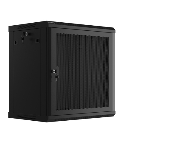 Шкаф настен.коммутацион. LANBERG WF01-6412-23B 19', 12U 600x450мм, black, дверь - закаленное стекло купить по самой низкой цене