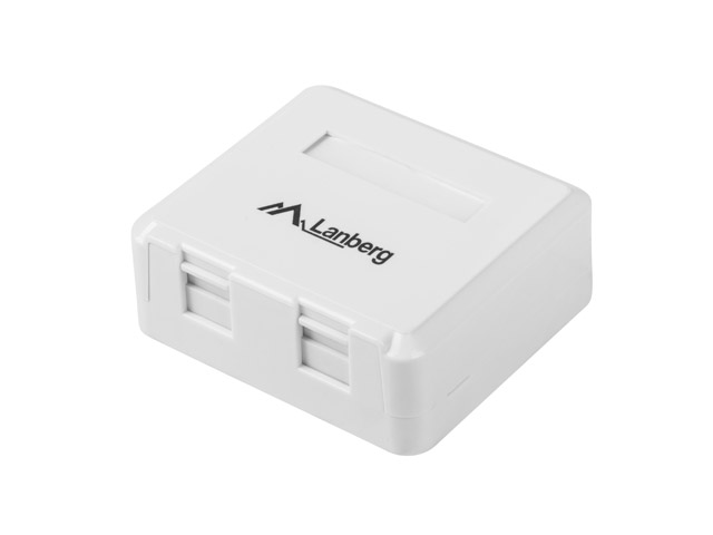 Коробка сетевая распределительная Lanberg (OK1-0002-W) для KEYSTONE 2-PORT купить по самой низкой цене