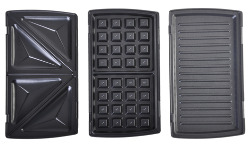 Бутербродница CAMRY CR-3024 730Вт (3в1-гриль/вафельн/бутерброд) black/silver Уценка! купить по самой низкой цене